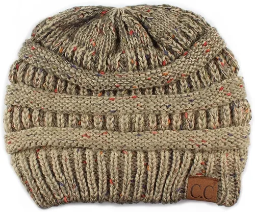 Miniatura 420 de C.C Trendy Warm Chunky Soft Stretch Cable Knit Beanie