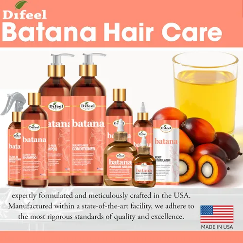 Miniatura 8 de Difeel Batana Shampoo 33.8 onzas - Champú fortalecedor sin sulfato para un cabello más grueso, más suave y manejable