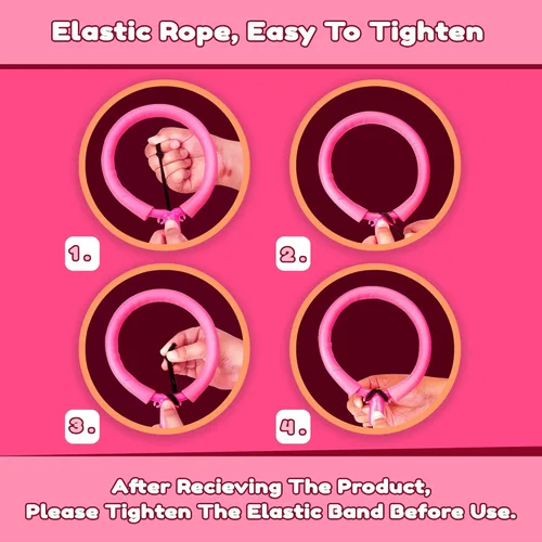 Miniatura 3 de IPIDIPI TOYS - Pelota de salto retro intermitente rosa, juguete de tobillo, cuerda para saltar, mejora la coordinación, haz ejercicio de la manera
