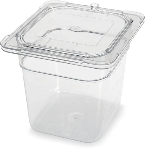 Miniatura 7 de Carlisle FoodService Products Storplus - Recipiente para alimentos, contenedor de almacenamiento de alimentos con esquinas para cucharar