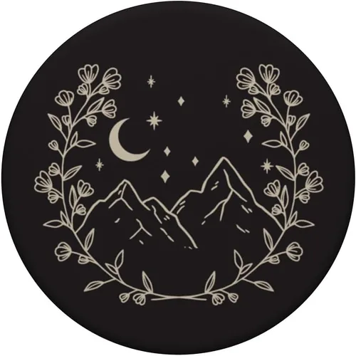 Miniatura 3 de Crema - PopGrip adhesivo PopSockets Boho Floral Moon Mountain