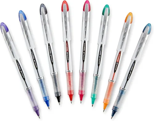 Miniatura 9 de Bolígrafos Uniball Vision Elite; Paquete surtido de 8 bolígrafos; Micro bolígrafos con tinta de 0.5mm; Bolígrafo de tinta negra; Bolígrafos de punta