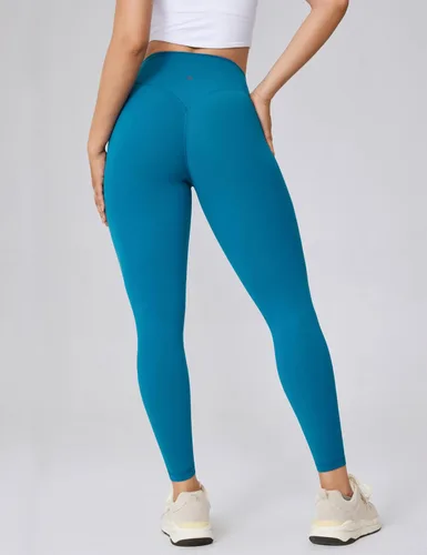 Miniatura 2 de Leggings de entrenamiento de cintura alta sin costura frontal para mujer, pantalones de yoga suaves para gimnasio, mallas atléticas - 25 pulgadas