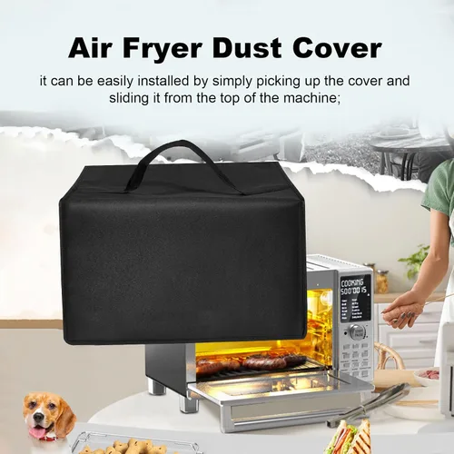 Miniatura 5 de Cubierta para freidora de aire para horno tostador, resistente al calor, impermeable, a prueba de polvo, compatible con Smart Oven Air Fryer Pro
