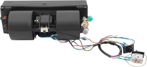 Miniatura 7 de Ensamble de evaporador de aire acondicionado A/C, enfriamiento por calor del evaporador, 258 CFM 3 velocidades 8A 80W 12V Ensamble de calentador