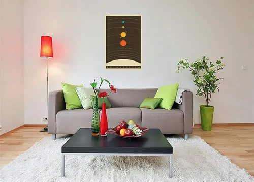Miniatura 2 de E The Solar System - Póster educativo (24 x 36 pulgadas, sin marco)