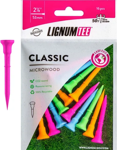 Miniatura 17 de LIGNUM Camisetas de golf irrompibles de microwood 50 veces más duraderas/ajustables/innovadoras fibra de madera y adhesivos naturales/camiseta