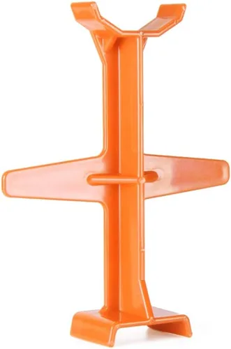 Miniatura 2 de MOTO4U Protección 9.8 in del transporte del apoyo de la horquilla de la bici de la suciedad en naranja
