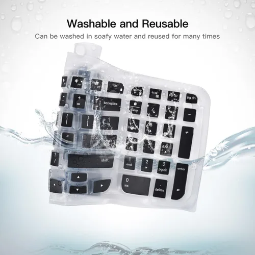 Miniatura 7 de Logitech Wave Keys MK670 Combo - Funda para teclado Logitech Wave Keys, funda protectora ergonómica inalámbrica para teclado, accesorios de piel