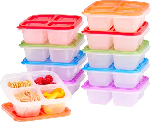 Miniatura 10 de EasyLunchboxes ELB4 - Caja para aperitivos (4 compartimentos)