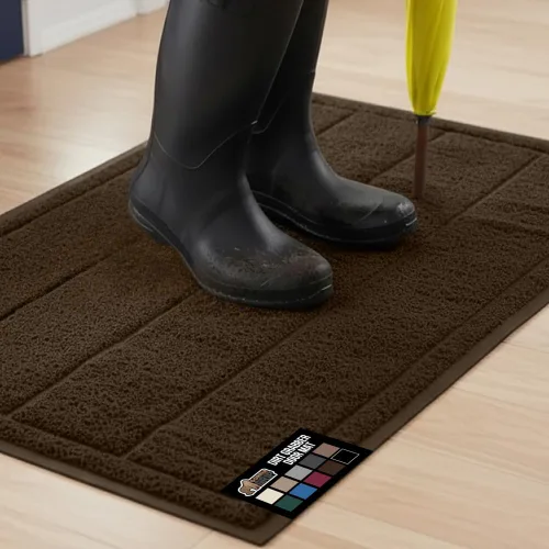 Miniatura 16 de GORILLA GRIP Dirt Grabber - Tapete de malla para puertas, de bajo perfil, resistente a manchas y decoloración, tiras de secado rápido resistentes