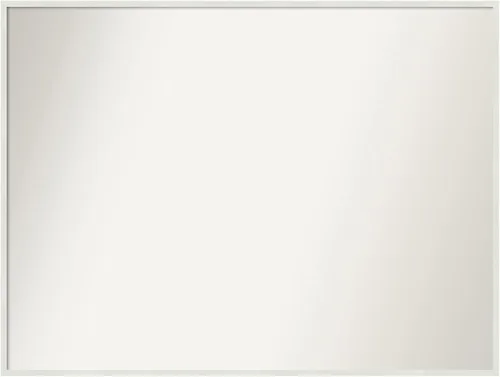 Miniatura 265 de Amanti Art Espejo de baño blanco para sobre el fregadero, 32 x 45 pulgadas, espejo de tocador rectangular blanco esbelto, marco de madera moderno