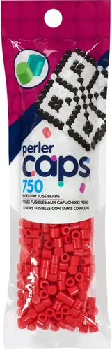 Miniatura 7 de Perler 80-16107 Solid-Top Cap Perler Beads, Bronceado, 750 piezas