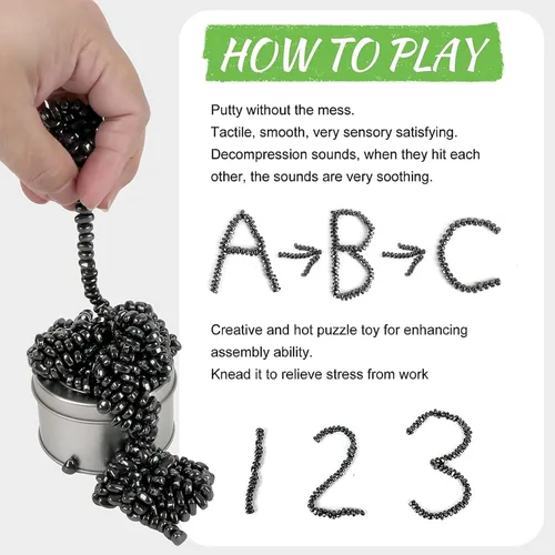Miniatura 4 de 550 piezas de juguetes fidget para adultos, juguetes sensoriales, juguetes fidget de escritorio para aliviar el estrés/ansiedad en la oficina