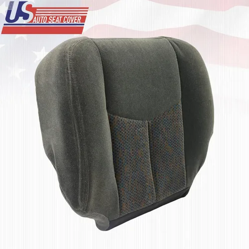 Miniatura 2 de 2003-2007 para Chevy Silverado 1500 2500 3500 Cubierta de asiento de tela inferior derecha Dk Gris