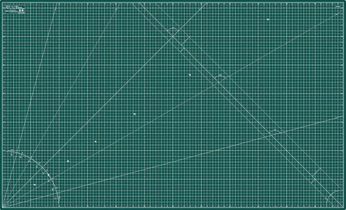 Miniatura 9 de Estera de Corte Elan A4 Verde, Estera de Corte Autorreparable A4 9x12 Pulgadas, Tablero Artesanal Verde de 5 Capas, Tablero de Pasatiempo