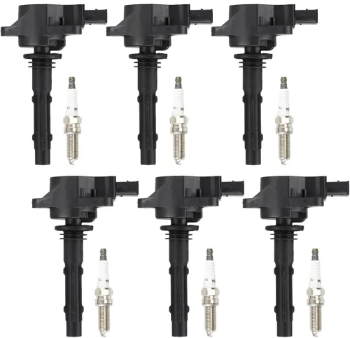 Paquete de bobinas de encendido + bujías de iridio para Mercedes-Benz S550 5.5L 2007-2011, C230 C280 C300 C350 CL550 CLK350 CLK550 CLS550 E350 E550