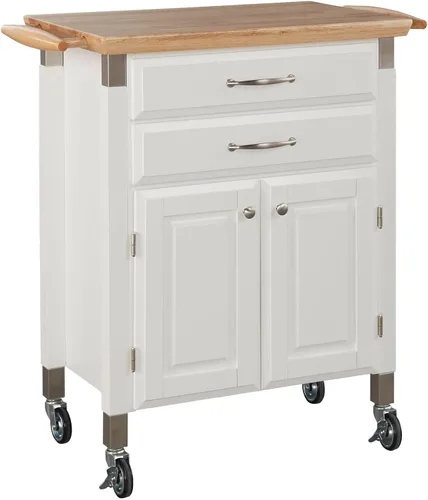 Miniatura 2 de Carrito para preparar y servir Dolly Madison, Madera Noble, Blanco Blanco hueso