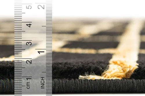 Miniatura 4 de Marilyn Monroe Glam Collection - Alfombra decorativa (2' x 3' 1" Rectángulo Negro y Oro)