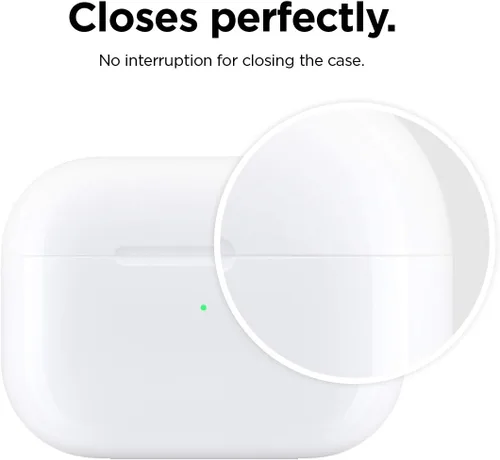 Miniatura 7 de elago Protector contra el polvo compatible con AirPods Pro (1 y 2), película antipolvo, protege del polvo de hierro y metal (1 juego, gris oscuro)