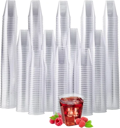 Miniatura 11 de JOLLY CHEF Paquete de 500 vasos de chupito de plástico de 1 onza, vasos desechables de 1 onza, vasos de degustación para fiestas, perfectos
