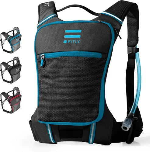 Miniatura 10 de FITLY Minimalist Running Pack - Running Backpack Phone Holder, Storage, Thoracic Belt - Carry Personal Items - Running Gear for Men & Women