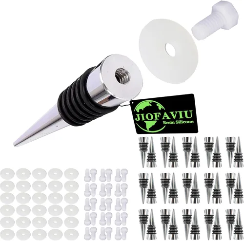 Miniatura 9 de Juego de 10 tapones para botellas de vino, tapones de resina para botellas de vino, accesorios, tapón de vino para moldes de silicona, resina epoxi