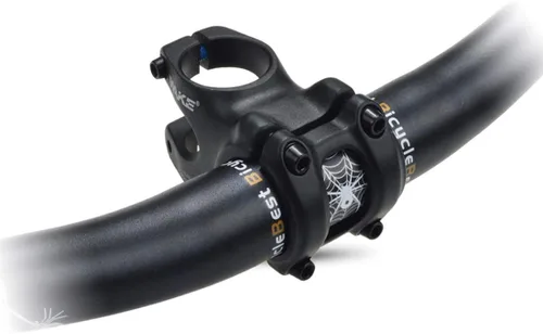 Miniatura 7 de MTB Mountain Bike Stem 31.8 1.575 in 3 grados manillar corto para la mayoría de bicicletas, bicicletas de carretera, BMX, ciclismo
