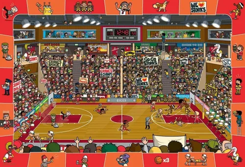 Miniatura 2 de Baloncesto - Spot and Find Puzzle, 100 piezas