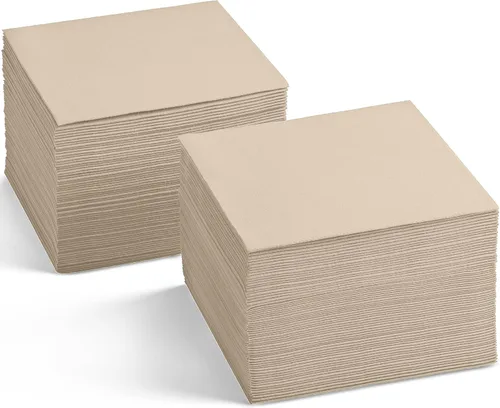 Miniatura 13 de Servilletas de cóctel desechables con tacto de lino, paquete de 200 servilletas de papel AMETHYST de 5 x 5 pulgadas para bar, restaurante