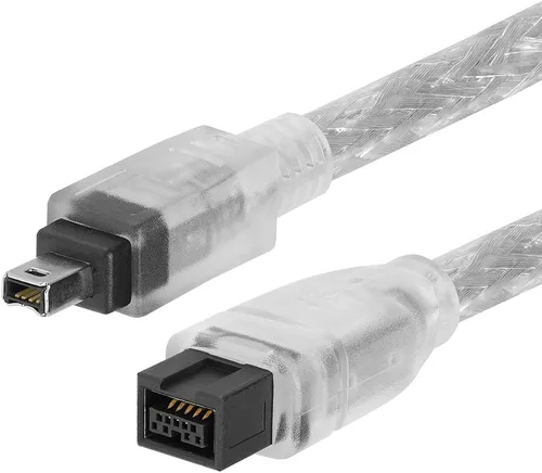 Miniatura 2 de Cmple - Cable FireWire 800/Firewire 400 bilingüe de 15 pies - Cable Firewire de alta velocidad IEEE 1394 de 9 pines a 4 pines para MacBook Claro