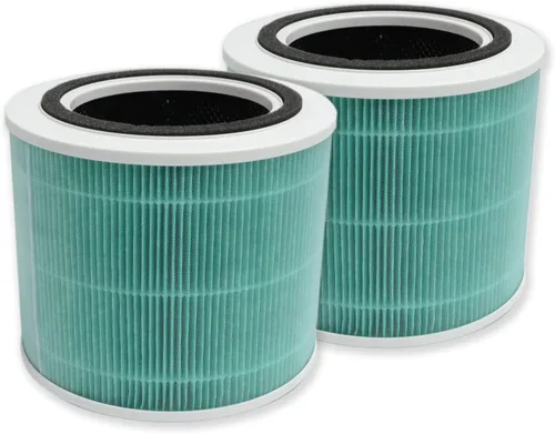 PUREBURG Filtros de repuesto compatibles con TOPPIN Comfy Air Bridge 2 TPAP003 purificador de aire, 2 unidades H13 HEPA de carbón activado de