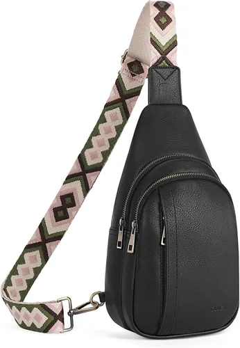 Bolsos cruzados CLUCI para mujer y hombre, bolso bandolera de cuero, mochila de cuerpo cruzado para mujer, regalos para mujeres, cumpleaños, único