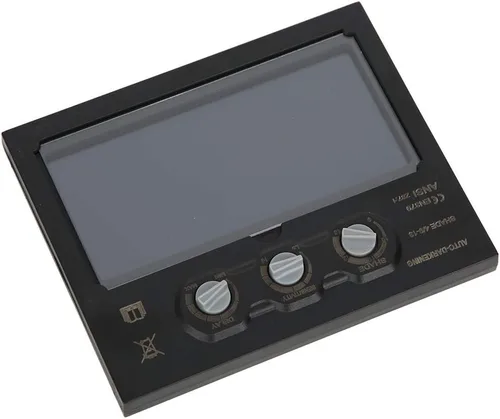 Miniatura 7 de Lente de oscurecimiento auto solar, lente de reemplazo de casco de soldadura de placa de atenuación pequeña LCD, lente de reemplazo de soldadura LCD