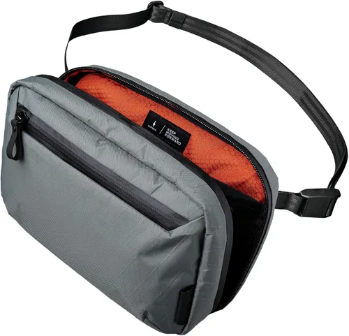 ALPAKA Elements Tech Case - Organizador de viaje para electrónicos, cables, EDC con telas resistentes a la intemperie, cremalleras YKK (Gris Pizarra