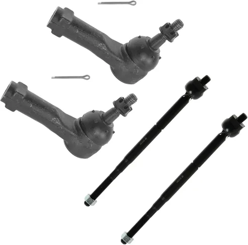 Miniatura 156 de TRQ Juego de barras de acoplamiento delanteras interiores y exteriores de 4 piezas compatible con Jeep Cherokee 1991-2001 y Comanche 91-92