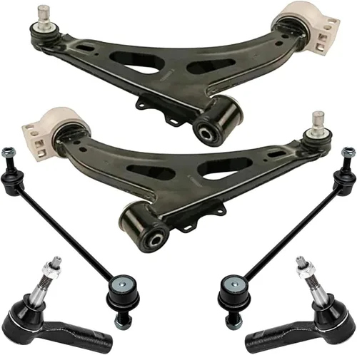 Miniatura 179 de Detroit Axle - Kit de extremo delantero para Chrysler 300 Dodge Charger Challenger 2011-2023, 2 brazos de control inferiores traseros 2 varillas