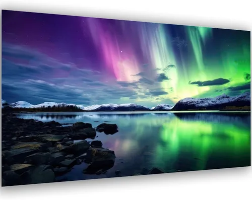 Miniatura 22 de Meothan Kits de pintura de diamantes de auroras boreales para adultos, arte de diamantes 5D de gran tamaño para principiantes adultos, pintura