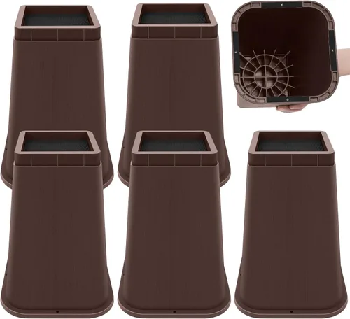 Elevadores de Cama de Servicio Pesado, Elevadores de Muebles Ajustables de 8 Pulgadas, Soportes de Elevación Antideslizantes para