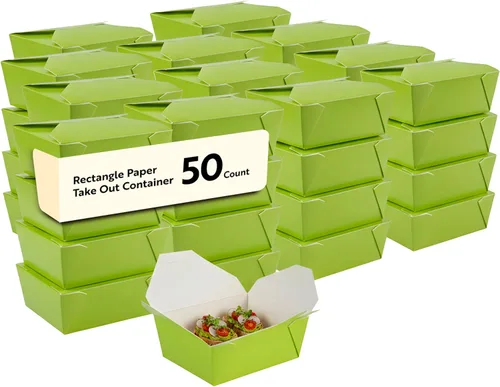 Miniatura 53 de Restaurantware Contenedor desechable para llevar, 30 oz / #1, negro