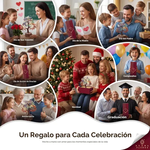 Miniatura 7 de Árbol de la vida de cristal curativo de 7 chakras, árboles bonsái hechos a mano para energía positiva, dinero y buena suerte, árbol para decoración