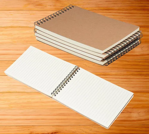 Miniatura 2 de K-Kraft Steno Notebooks - Cubiertas de papel kraft (cuatro bloc de notas de 5 x 7), 80 hojas cada una
