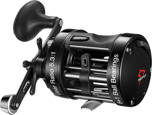 Miniatura 13 de Piscifun Chaos XS Carrete de Pesca Baitcasting, Carrete Baitcaster Redondo de Cuerpo Metálico Reforzado, Carrete Suave y Potente para Agua Salada