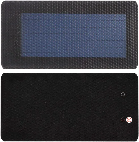 Miniatura 7 de Plplaaoo Panel solar de silicio amorfo flexible, módulo solar de película fina de 2 V 0.3 W para proyectos de bricolaje - Mini células solares