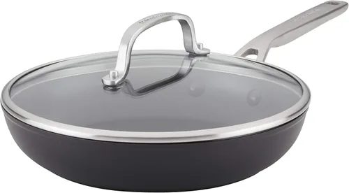 Miniatura 23 de KitchenAid - Sartén para asar/asador de aluminio anodizado duro con estante removible, 13 pulgadas x 15.75 pulgadas - Negro mate