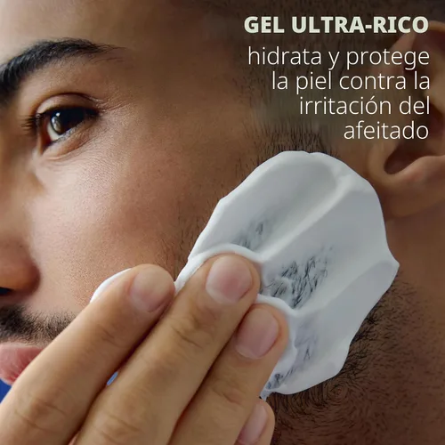 Miniatura 4 de NIVEA MEN Gel de afeitado de máxima hidratación, con aloe vera y provitamina B5, gel de afeitar para hombres, lata de 7 onzas, paquete de 3