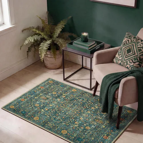 Miniatura 83 de Keen Home Design Alfombra de entrada de 2 x 3 pies, lavable a máquina con parte trasera antideslizante, ideal para entrada, cocina, baño, Multi