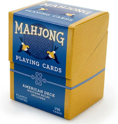Miniatura 6 de Juego de cartas American Mahjong Juego clásico de azulejos chinos en forma de naipes Baraja de 156 cartas para juego chino y occidental