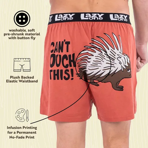 Miniatura 5 de Lazy One - Bóxer con animales divertidos, calzoncillos novedosos, ropa interior graciosa, regalos de broma para hombres