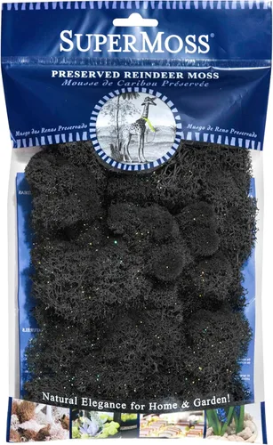 SuperMoss (21401) Musgo de reno, musgo preservado suave para decoración del hogar, manualidades, terrarios, diseño floral y decoraciones de boda,